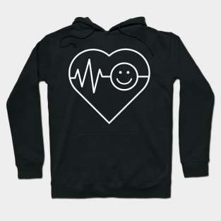 Heart Sign Happy Face Smiley Hoodie